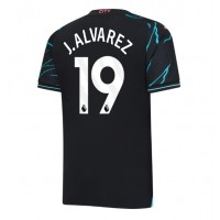 Pánský Fotbalový dres Manchester City Julian Alvarez #19 2023-24 Třetí Krátký Rukáv
